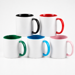 Caneca com Alça e Interior Colorido